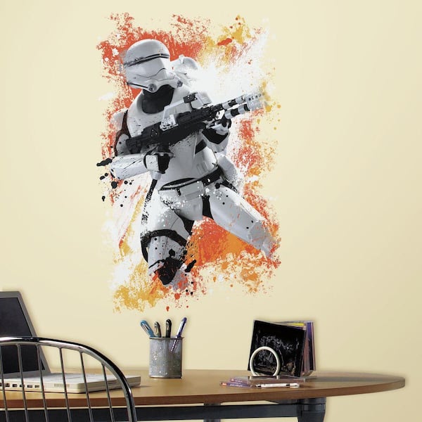RoomMates 2.5 in. W x 27 in. H Star Wars EP VII Flametrooper Peel and Stick Wall Graphic