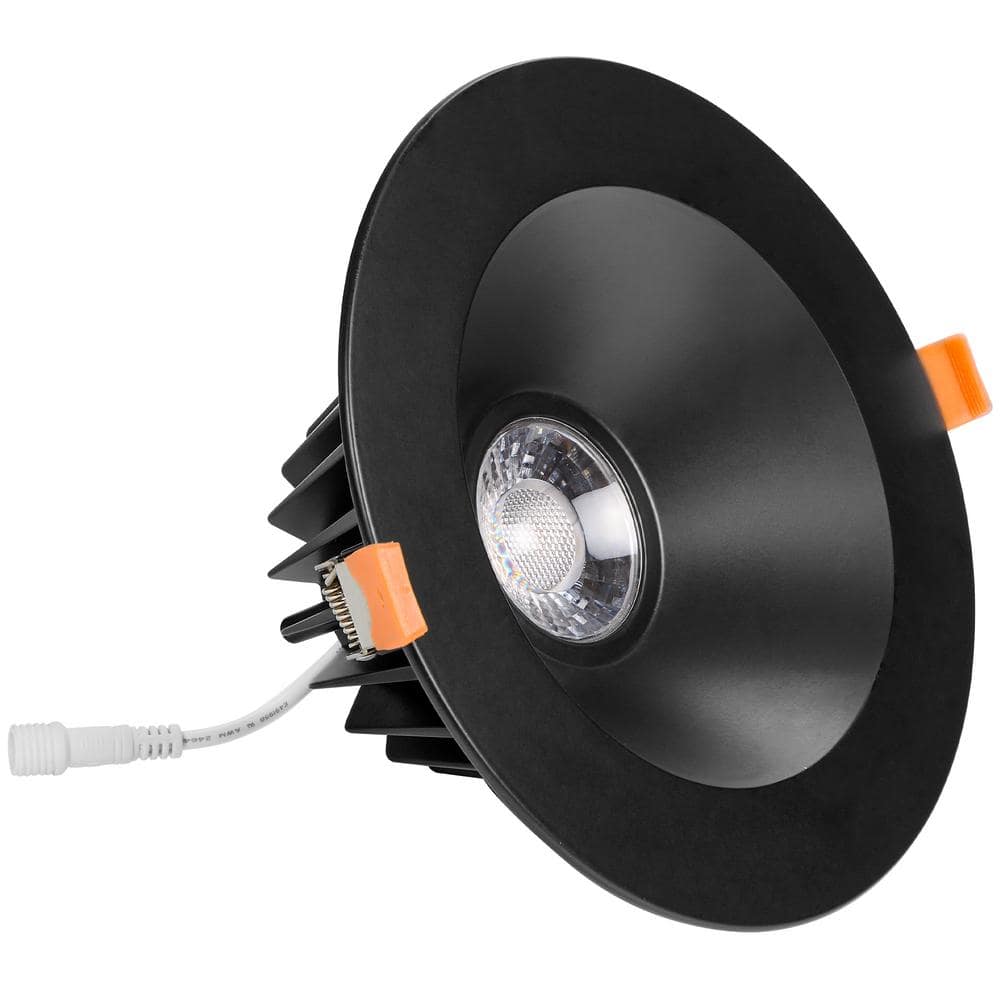 Ultra-Thin Black Aluminum LED Round Recessed Downlight
