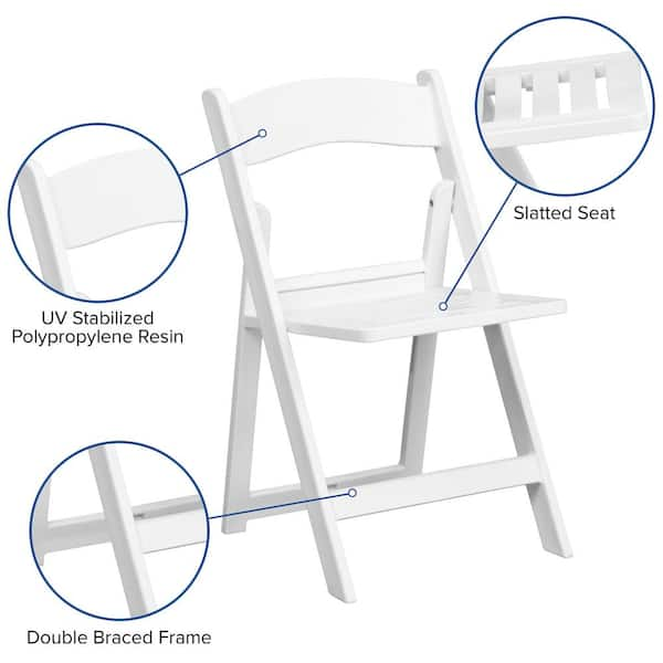 Replacement Vinyl Seat Pad for Resin Folding Chairs 