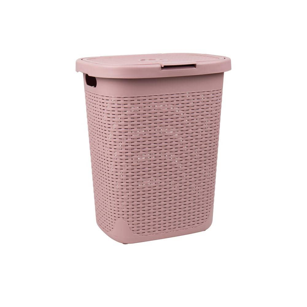 70L Lidded Hamper, Plastic Elegant Laundry Bucket - China Plastic