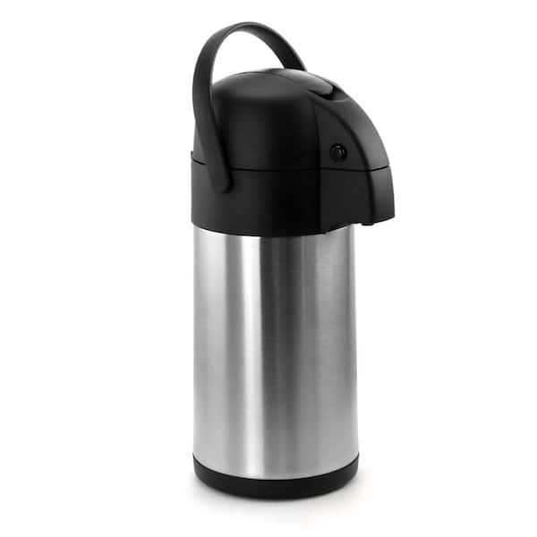 2L S/S STEEL VACUUM KETTLE INSULATED DISPENSER FLASK HOT COLD TEA COFFEE  AIR POT