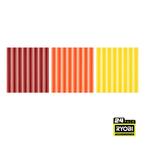 24PC Full Size Color Glue Sticks (Red, Orange, Yellow)