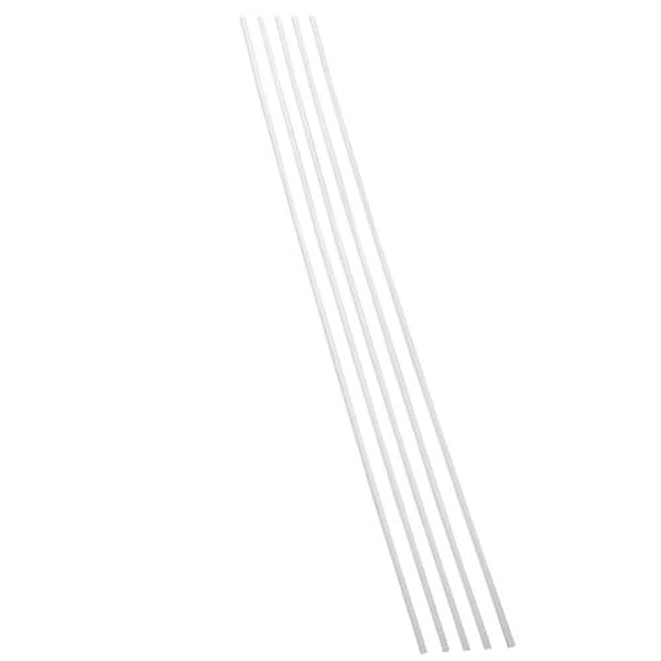 PALISADE Dusty Pearl 94 in. Vinyl Backsplash Accessory Trim(5-Pack)