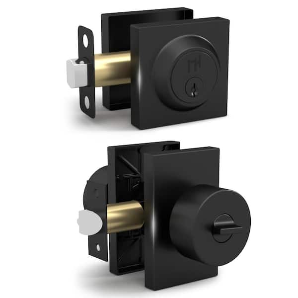 Laura Set Lock Mega Handles Mega Handles Laura Entry Door Handles & Deadbolt Lock - 1 ...