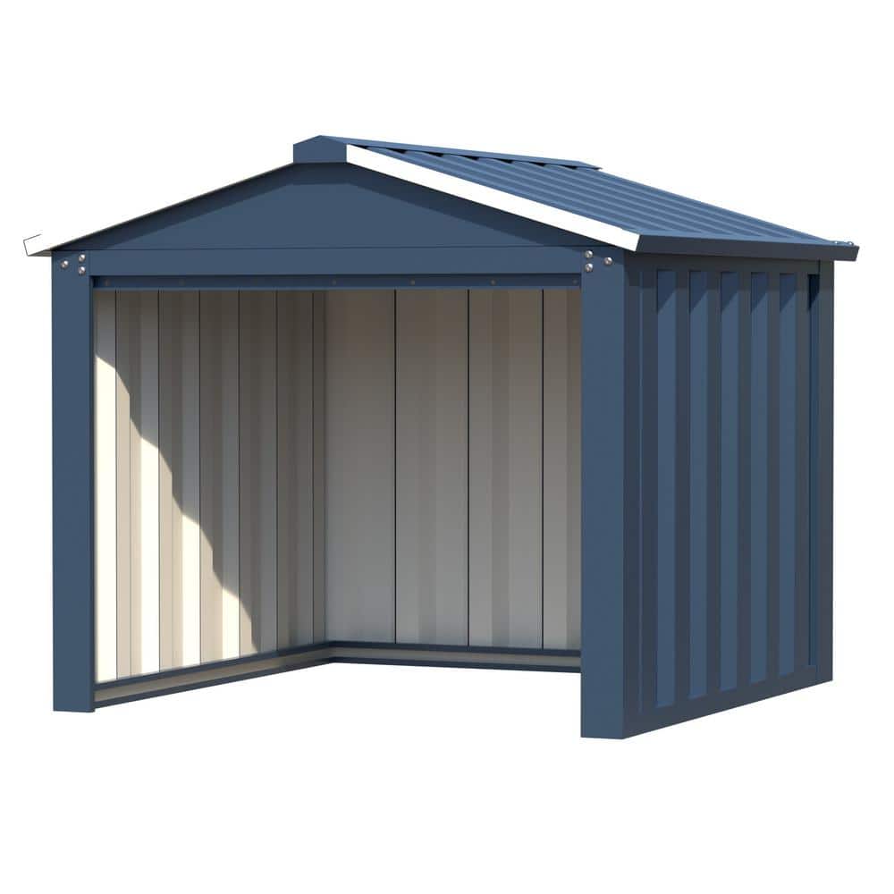 Install Metal Shed 2 ft. W x 3 ft. D Metal Shed with Sliding Door (6 sq. ft