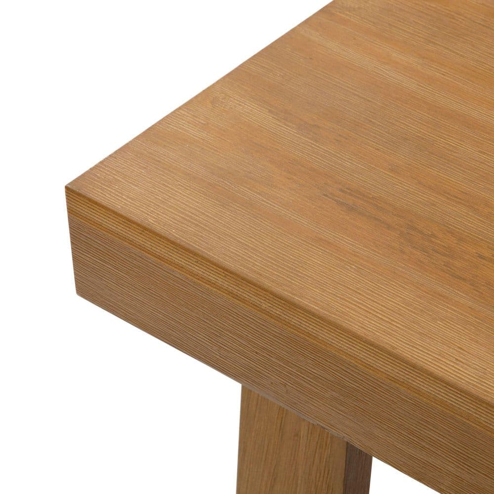 Classic 25 in. Blonde Rectangle Wood End Table - thumbnail 4