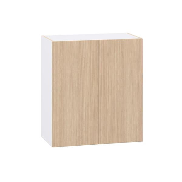 Timberline 27 in. W x 14.75 in. D x 30 in. H Assembled Shaker Wall Kitchen Cabinet in Mojavi Oak