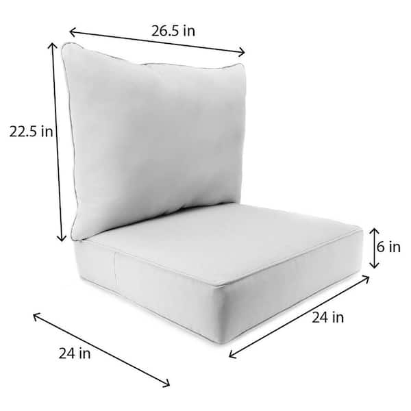 Outdoor seat cushions black and white hot sale