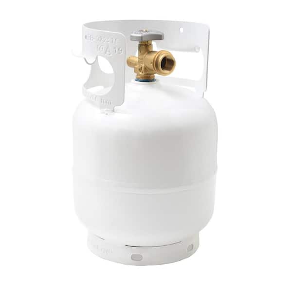 Flame King 5 lbs. Empty Propane Tank Cylinder with Overfill Protection Device