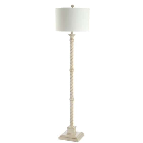 French Cream Floor Lamp With, Floor Lamp With White Shade