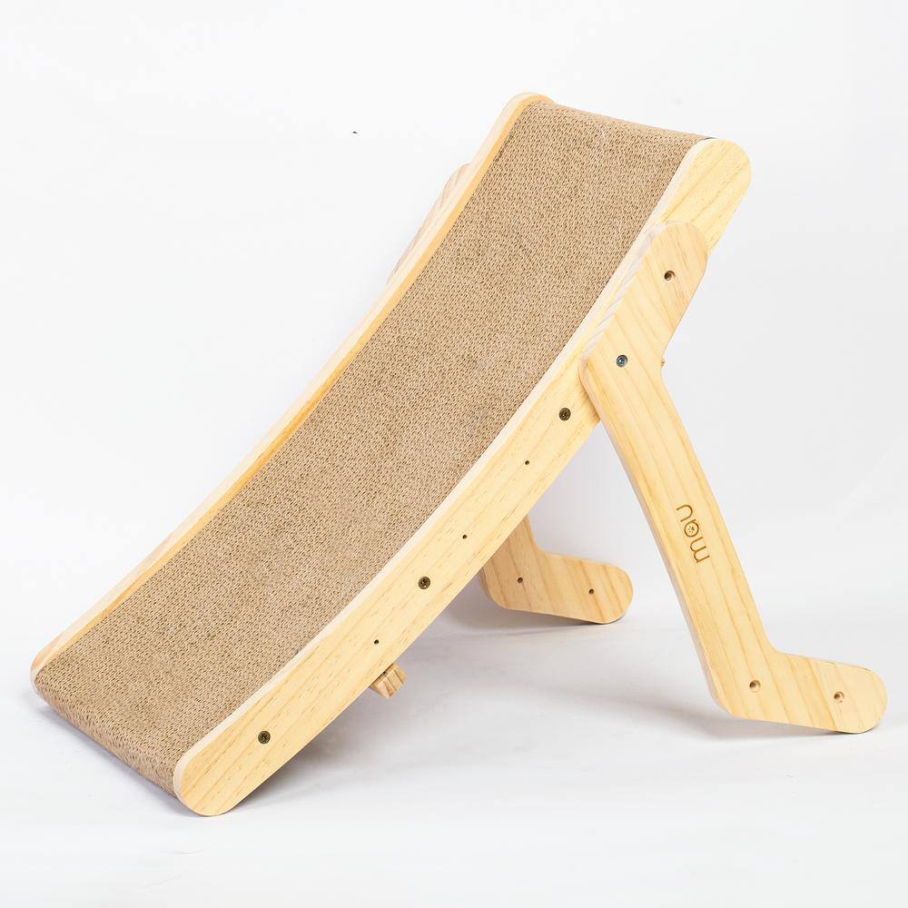 Adjustable Pinewood and Cardboard Cat Scratching Pad