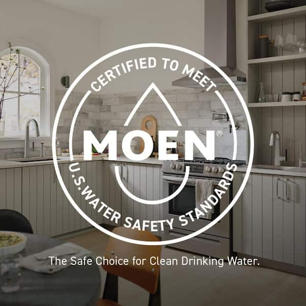 Moen Genta LX Touchless Kitchen Faucet, MotionSense Wave Sensor, High Arc Pulldown with Power Clean Spray, One-Handle, 7882EWSRS
