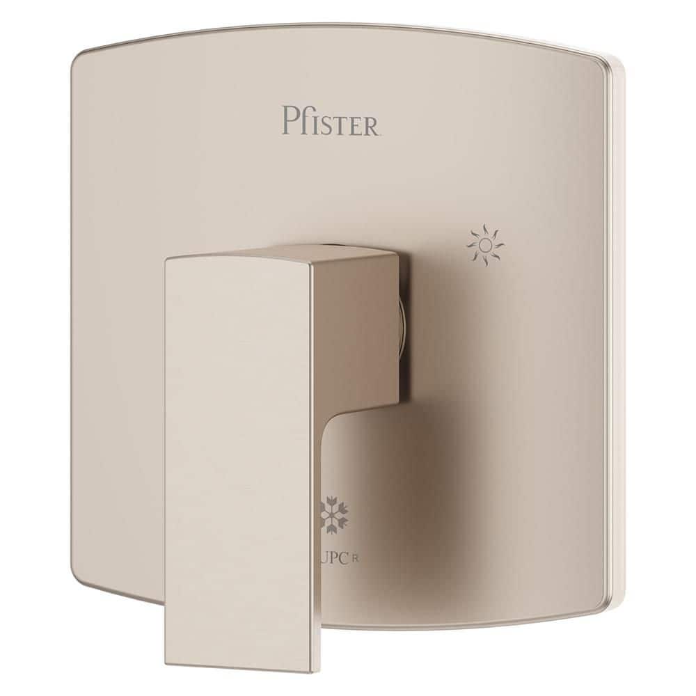 Pfirst Modern 1-Handle Valve Handle Trim Kit in Brushed Nickel (Valve Not Included) price history on PriceWatchPro