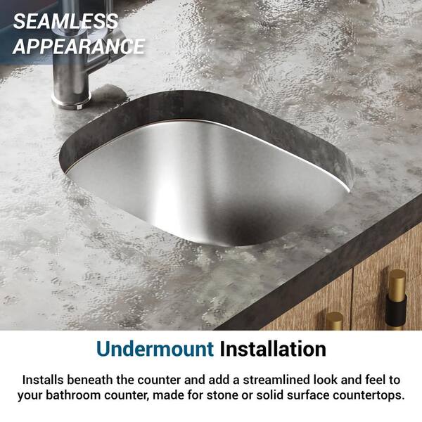 All-in-One Undermount Stainless Steel 15 in. Single Bowl Bar Sink with Polished Chrome Gooseneck Kitchen Faucet All-in-One Undermount Stainless Steel 15 in. Single Bowl Bar Sink with Polished Chrome Gooseneck Kitchen Faucet