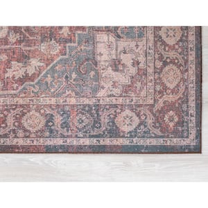 Boho Patio Collection Multi 5' x 7'6" Rectangle Residential Indoor/Outdoor Area Rug