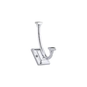 5-1/4 in. (134 mm) Chrome Transitional Wall Mount Hook