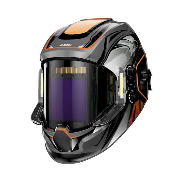 MYWISH Auto Darkening Welding Helmet with Light, 4-Arc Sensor