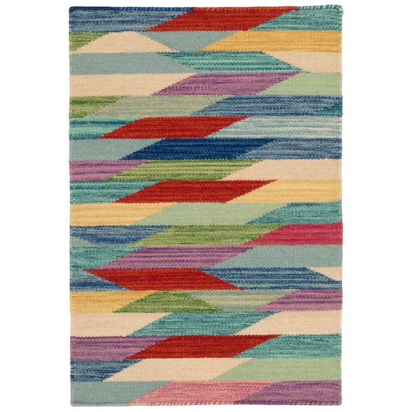 Hotline Handwoven Wool Multi 3 ft. x 5 ft. Indoor Area Rug
