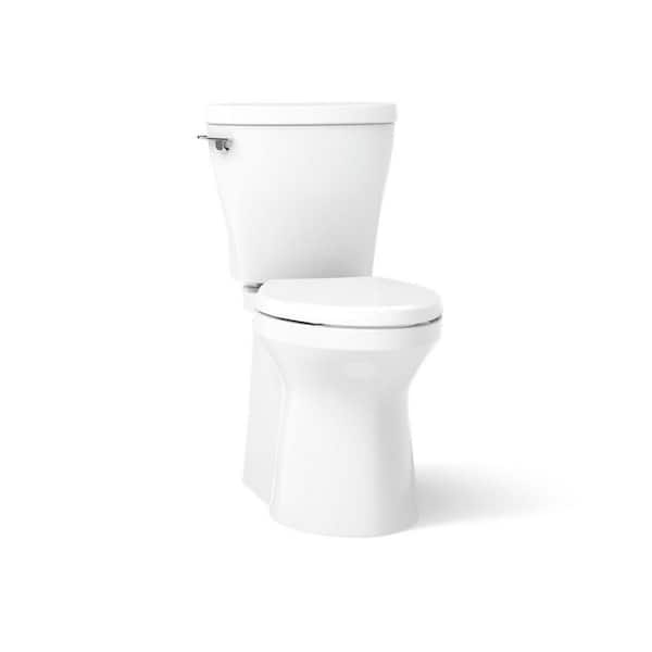 Betello 12 in. Rough In 2-Piece 1.28 GPF Single Flush Elongated Toilet in White Seat Not Included