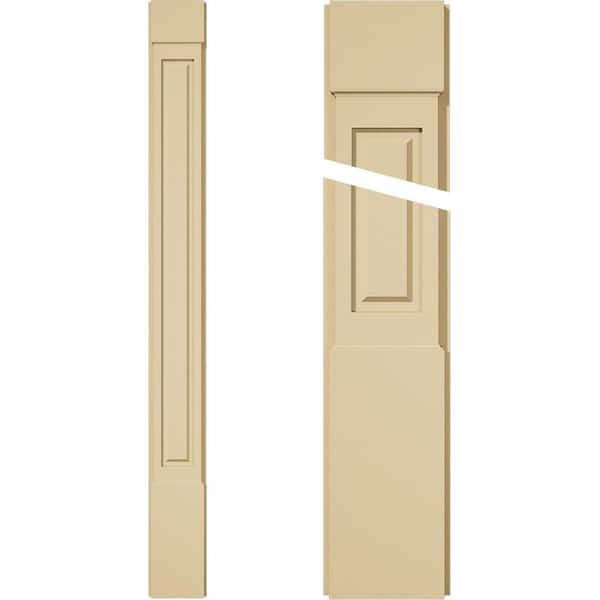 Ekena Millwork 2 in. D x 8 in. W x 82 in. L Primed Polyurethane Pilaster 1- Pack
