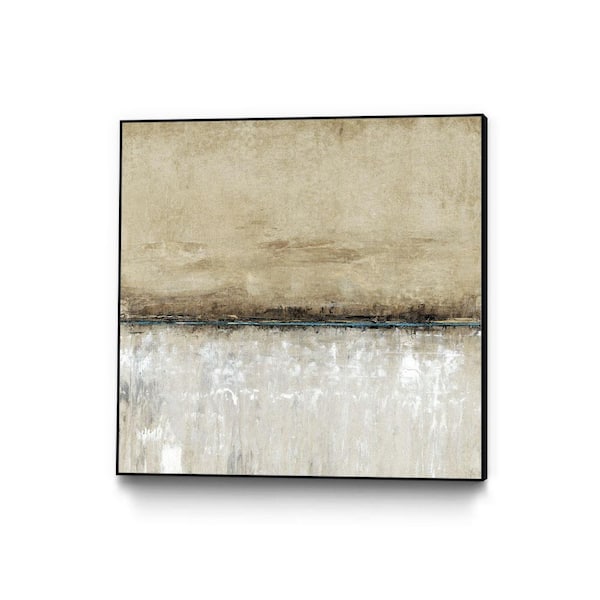 Unbranded 20 in. x 20 in. "Blue Line I" by Tim O'Toole Framed Wall Art