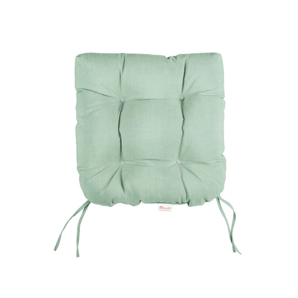 Sunbrella Canvas Spa U-Shaped Tufted Outdoor Seat Cushion