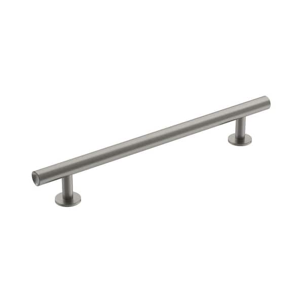 Amerock Radius 6-5/16 in. (160mm) Modern Satin Nickel Bar Cabinet Pull