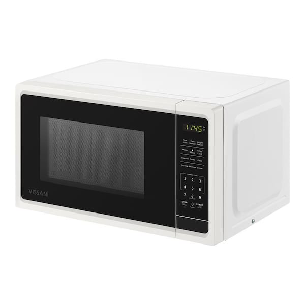 0.7 cu. ft. 700-Watt Countertop Microwave in White
