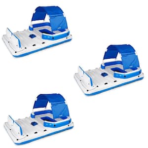 CoolerZ Tropical Breeze 6-Person Floating Raft Lounge (3-Pack)