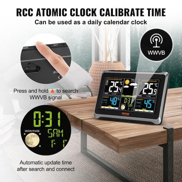 Digital Alarm Table Clock With Automatic Sensor