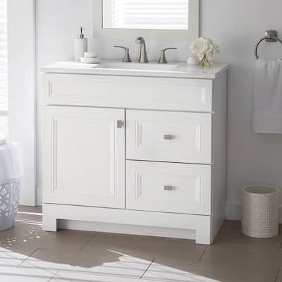 36 Inch Vanities Bathroom Vanities Bath The Home Depot