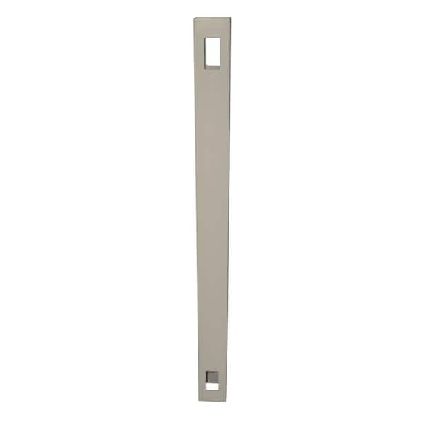 4 in. x 4 in. x 7 ft. Khaki Vinyl Fence Line Post