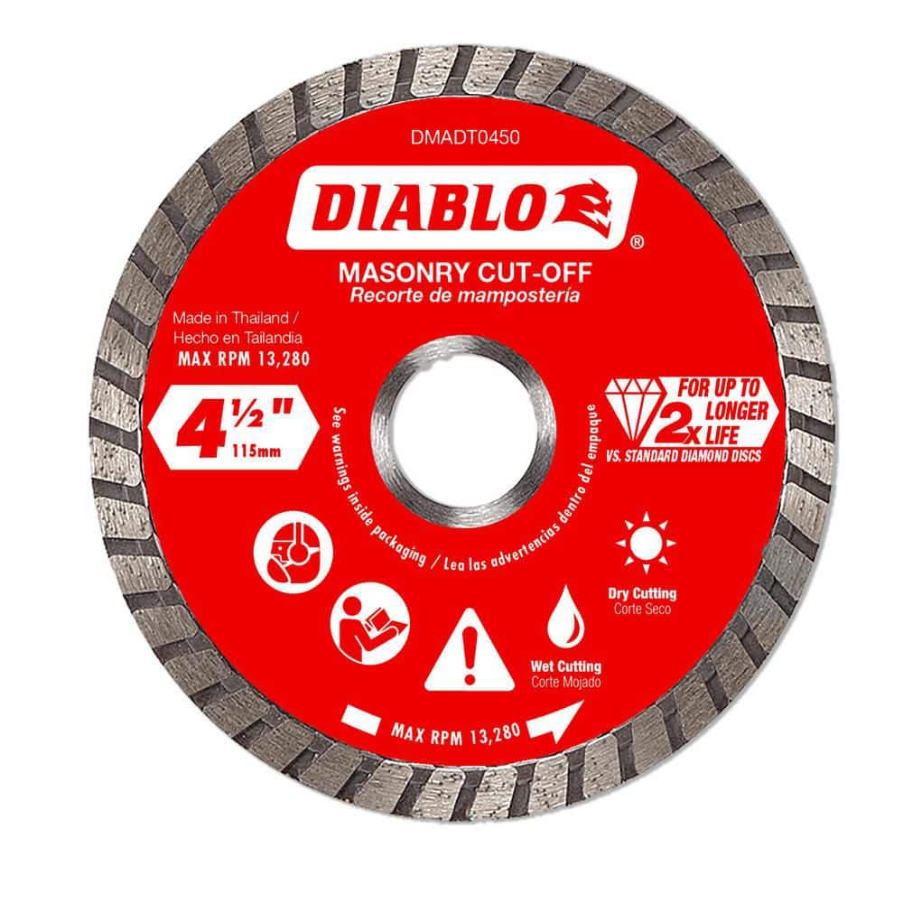 4-1/2 in. Diamond Turbo Masonry Cut-Off Disc price history on PriceWatchPro