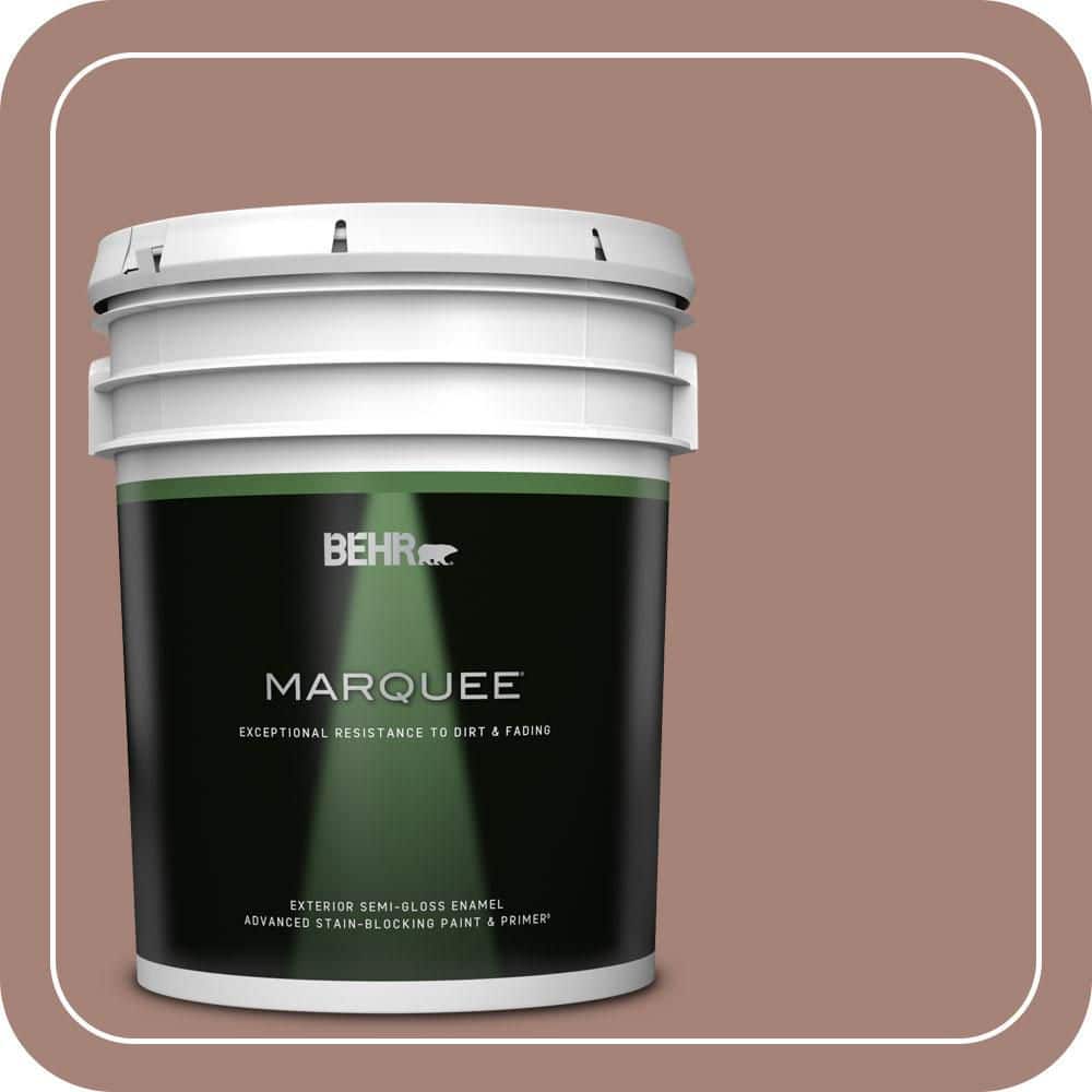 5 gal. Home Decorators Collection #HDC-NT-07 Hickory Branch Semi-Gloss Enamel Exterior Paint & Primer product image for price tracking