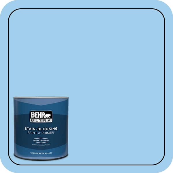 BEHR ULTRA 1 qt. #P510-2 Mediterranean Charm Extra Durable Satin Enamel Interior Paint & Primer