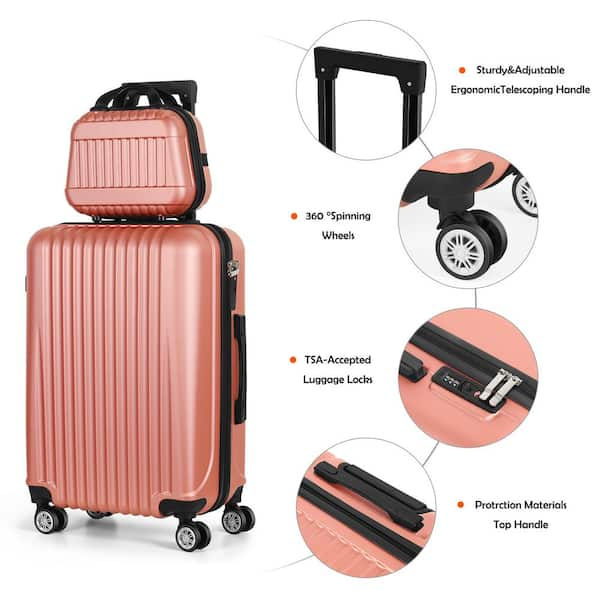 It luggage stripe 4 wheel suitcase on sale