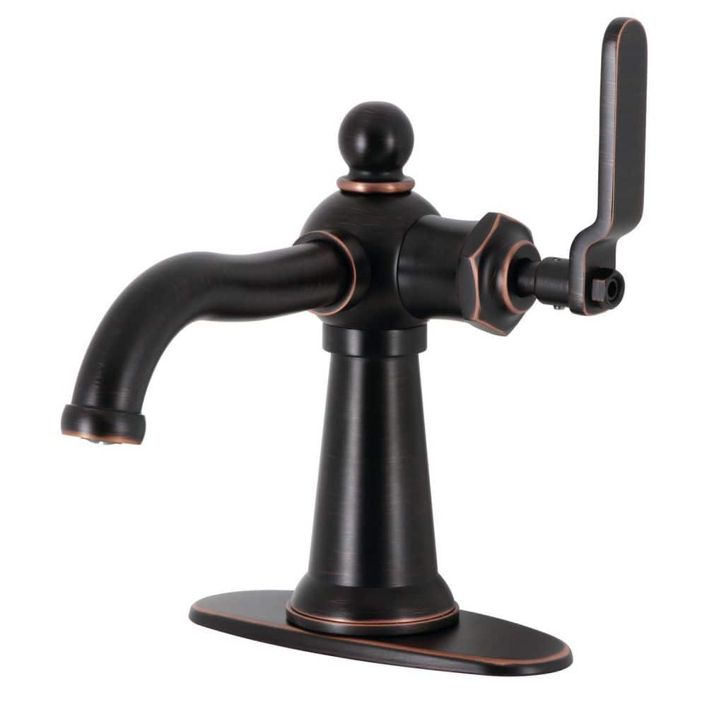 Kingston Brass Knight Single-Handle Single-Hole Bathroom Faucet