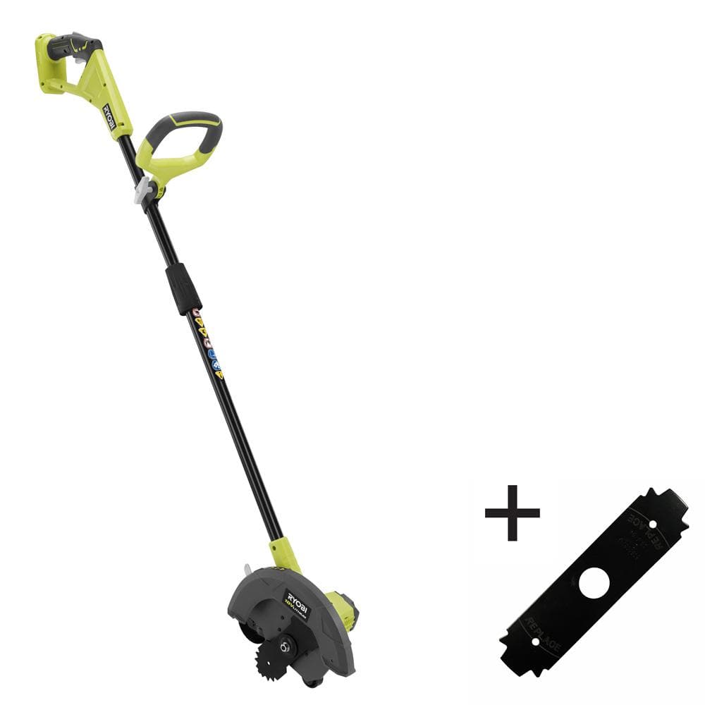 RYOBI ONE+ 18V 9 in. Cordless Battery Edger (Tool Only) with Extra ...