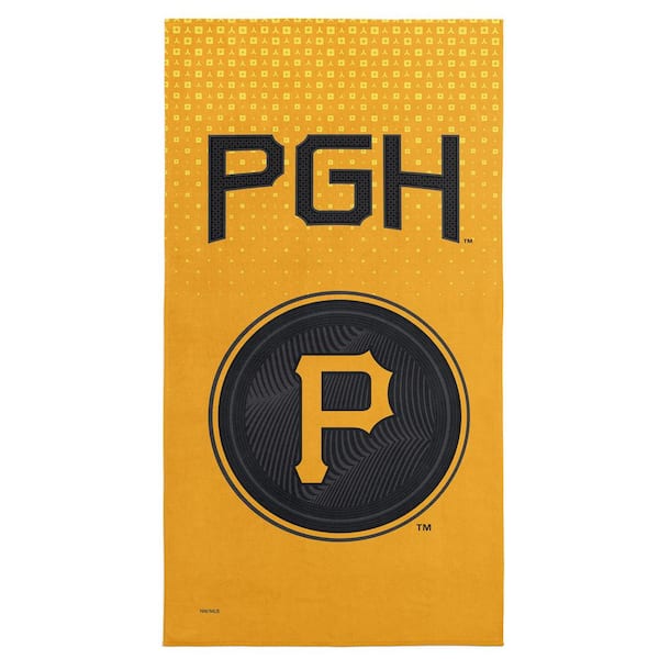 THE NORTHWEST GROUP MLB Pirates City Connect Printed Cotton/Polyester Blend Beach Towel