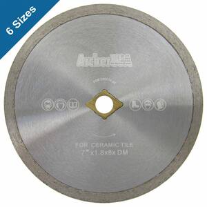 4 in. Continuous Rim Diamond Blade for Tile Cutting