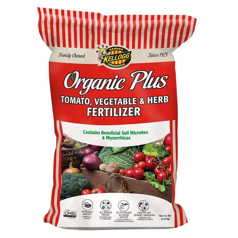 Kellogg Garden Organics 11.5 lb. Organic Tomato Vegetable and Herb  Fertilizer 3010 - The Home Depot