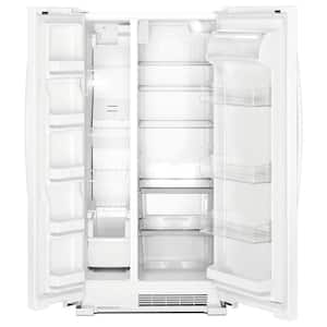 22 cu. Ft. Side by Side Refrigerator in White