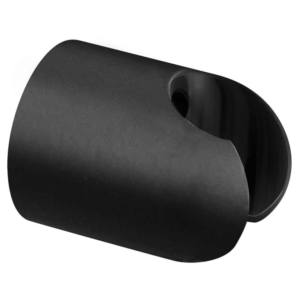 Fixed Wall Mount Hand Shower Bracket in Matte Black