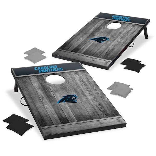 Wild Sports Carolina Panthers 24 in. W x 48 in. L Cornhole Bag Toss Set  1-16047-VT104XD - The Home Depot