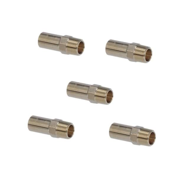 Viega ProPress 1/2 in. FTG x 3/8 in. MPT Zero-Lead Bronze Street Adapter (5-Pack)