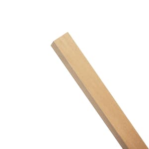 Hardwood Square Dowel - 36 in. x 0.75 in. - Sanded and Ready for Finishing - Versatile Wooden Rod for DIY Home Projects