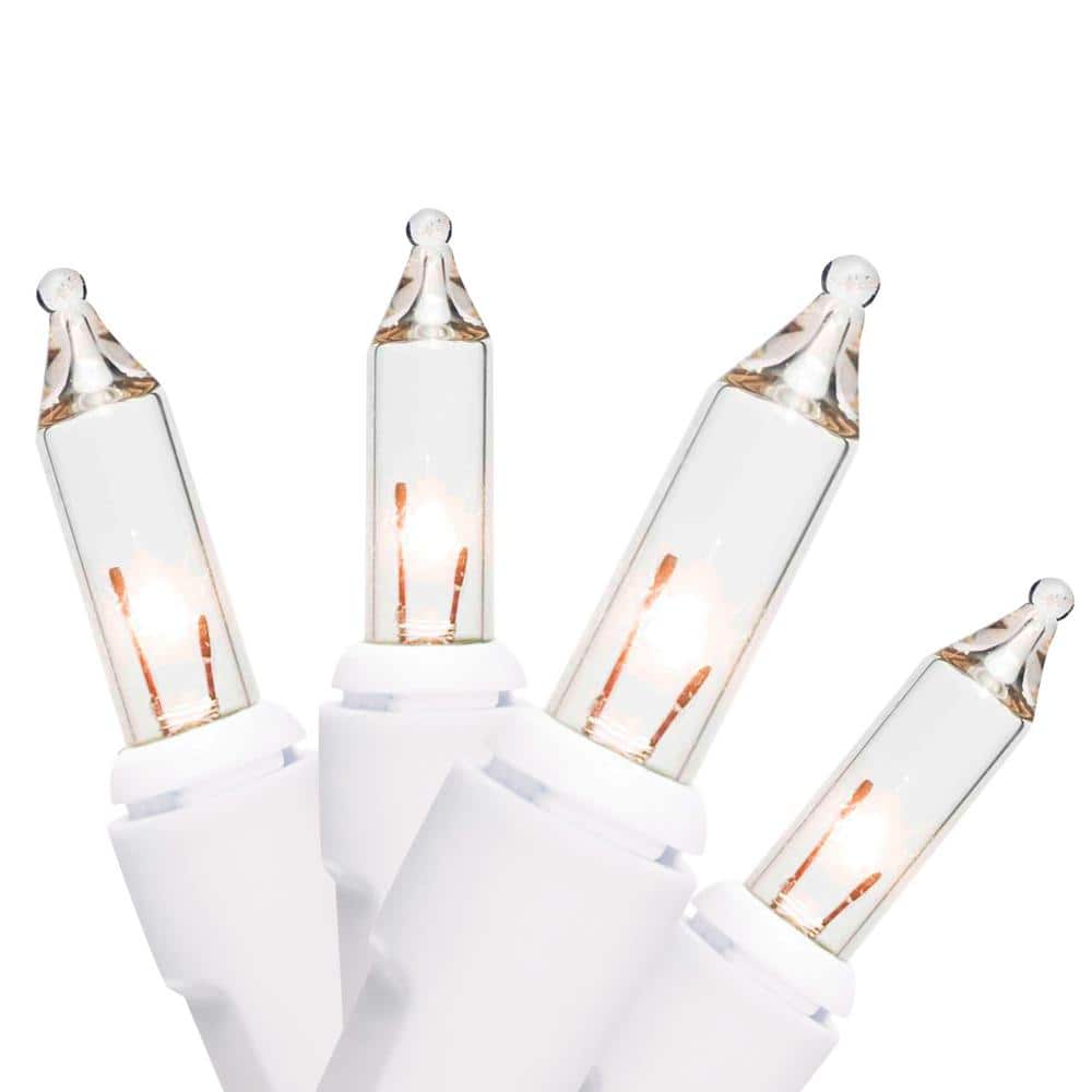 21.75 ft. 100-Count Incandescent Clear Christmas Professional Series Mini L