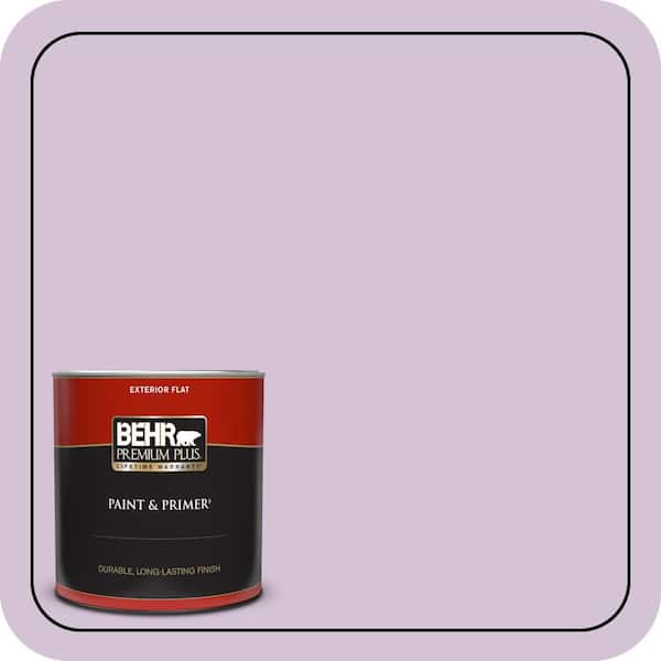 BEHR PREMIUM PLUS 1 Qt. #M100-2 Seedless Grape Flat Exterior Paint & Primer