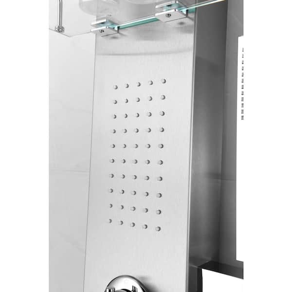 ANZZI Coastal Series 44 in. 2-Jetted Full Body Shower Panel ANZZI Coastal Series 44 in. 2-Jetted Full Body Shower Panel