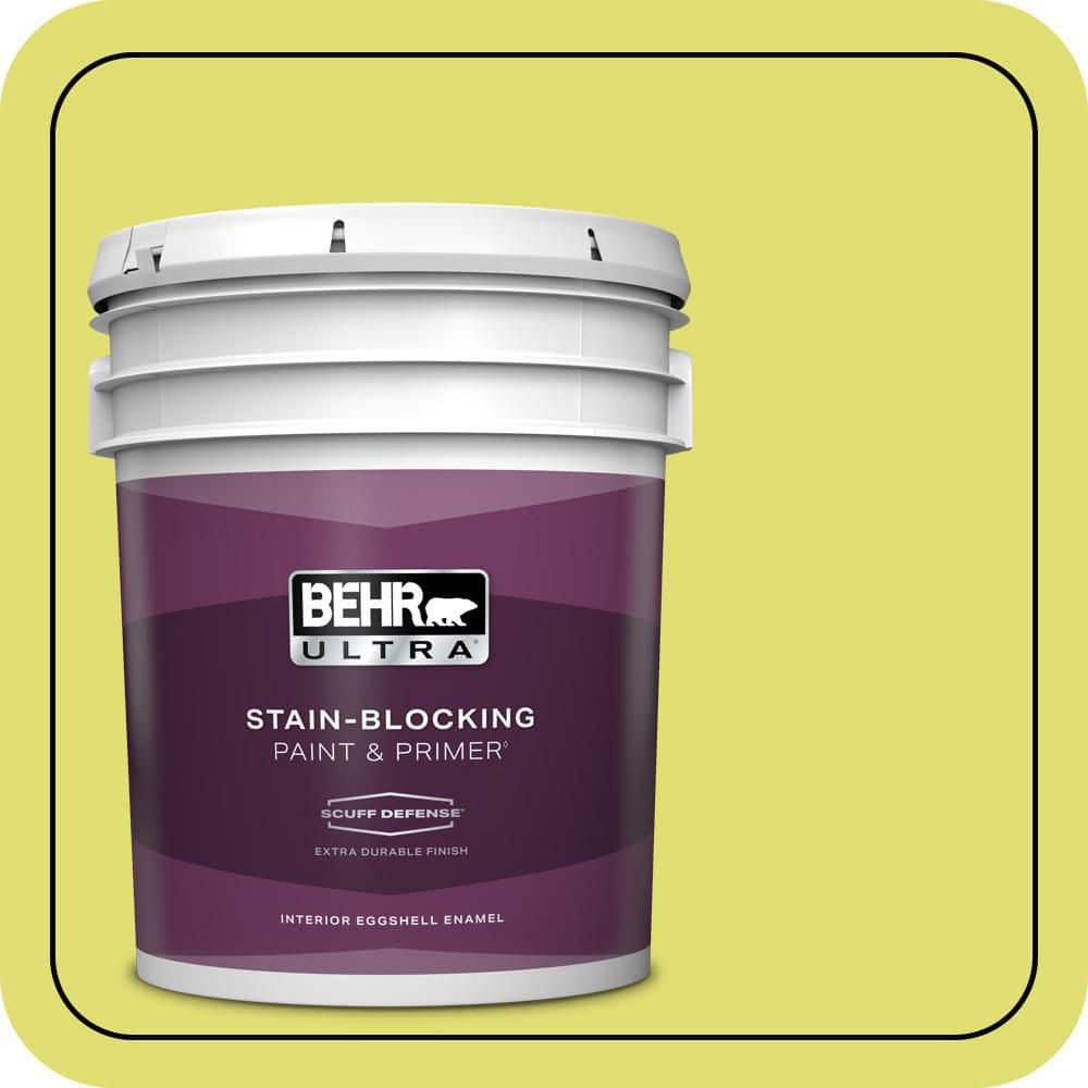 5 gal. #400B-4 Citron Extra Durable Eggshell Enamel Interior Paint & Primer price history on PriceWatchPro